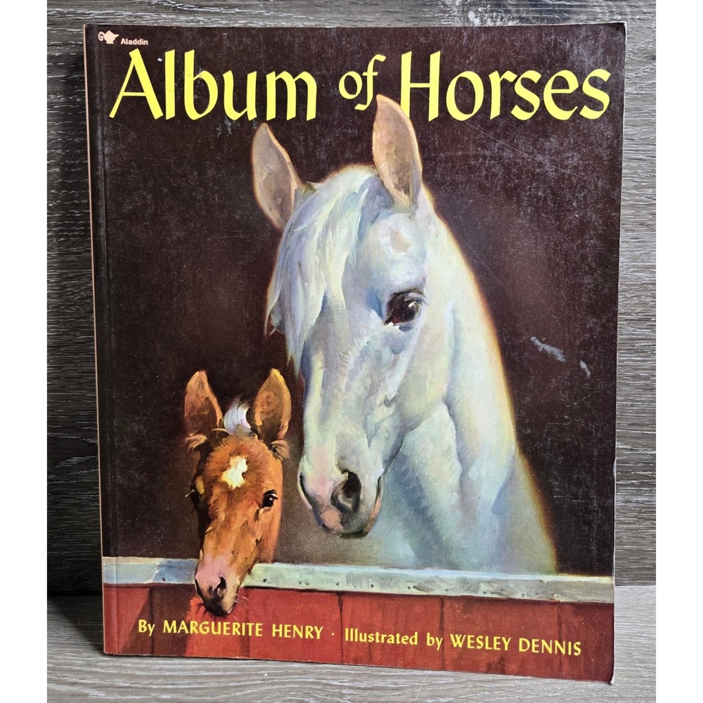 Album of Horses Marguerite Henry Wesley Dennis Aladdin Paperback Book Hong Kong